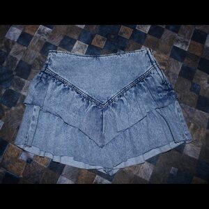 Francesca’s denim skirt